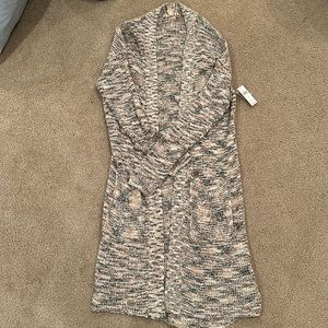 NWT Anthropologie Long Duster Cardigan Size Small